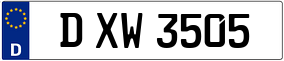 Truck License Plate